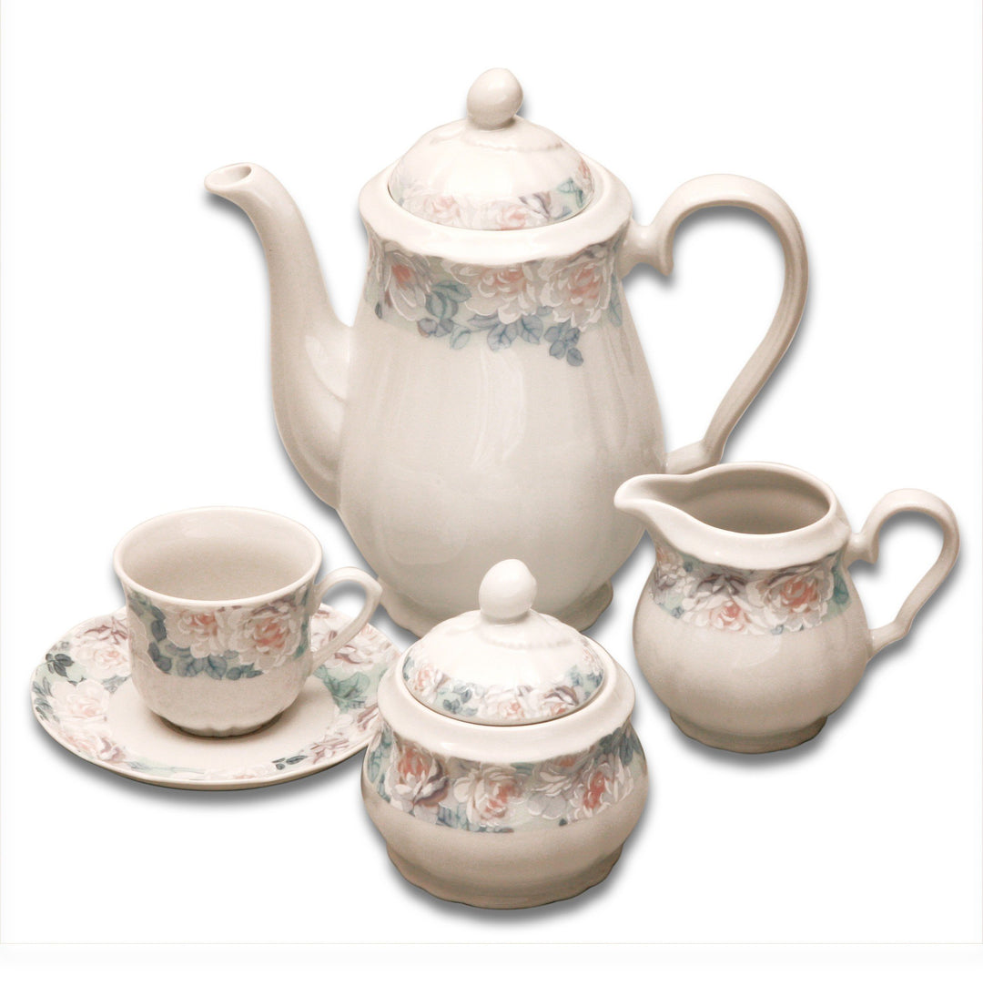 Rose Coffee Set - flower