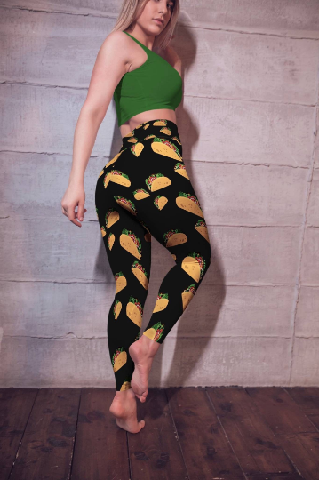 Taco-Leggings, Caprihosen und Shorts