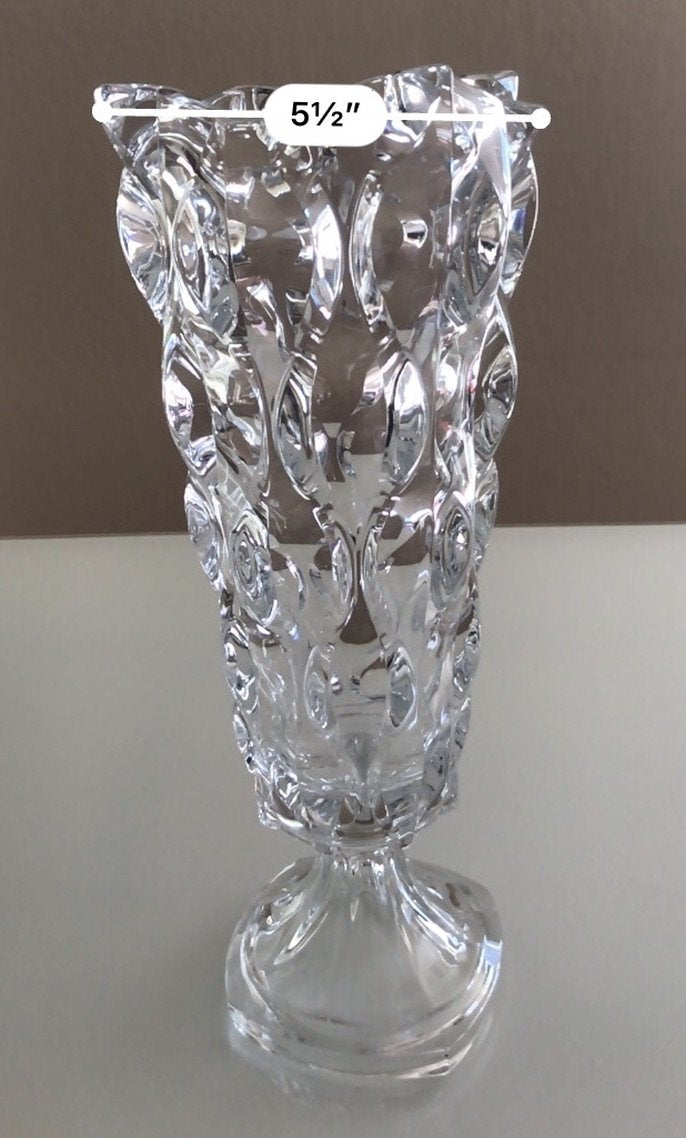 SAMBA Vase mit weißem Fuß