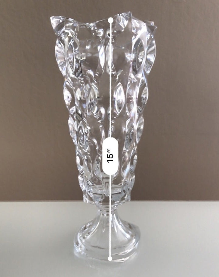 SAMBA Vase mit weißem Fuß