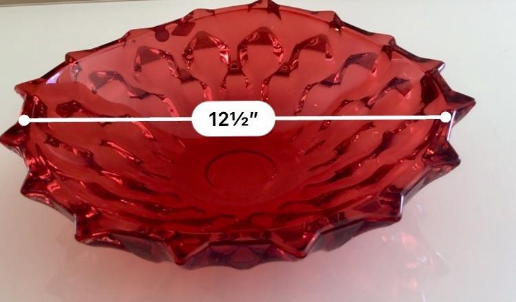 SAMBA Rote flache Schüssel