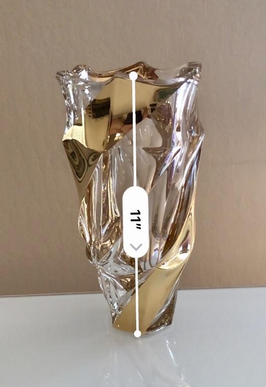FLAMENCO Gold Vase