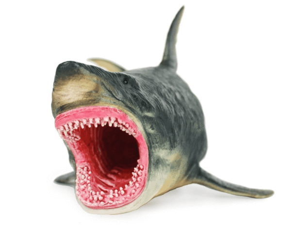 Megalodon Prähistorisches Hai-Modell-Figurenspielzeug