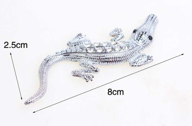 1PC DIY Car Sticker Crocodile Car 3D Emblem for