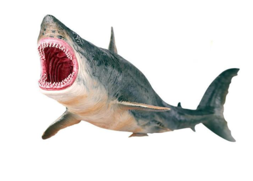 Megalodon Prähistorisches Hai-Modell-Figurenspielzeug