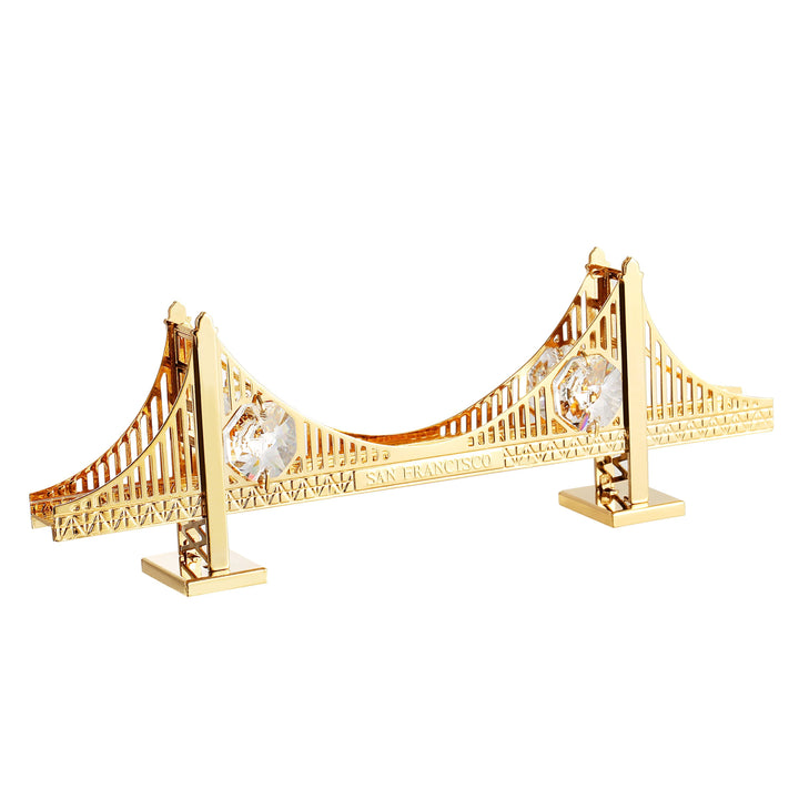 24K vergoldete Golden Gate Bridge mit Swarovski