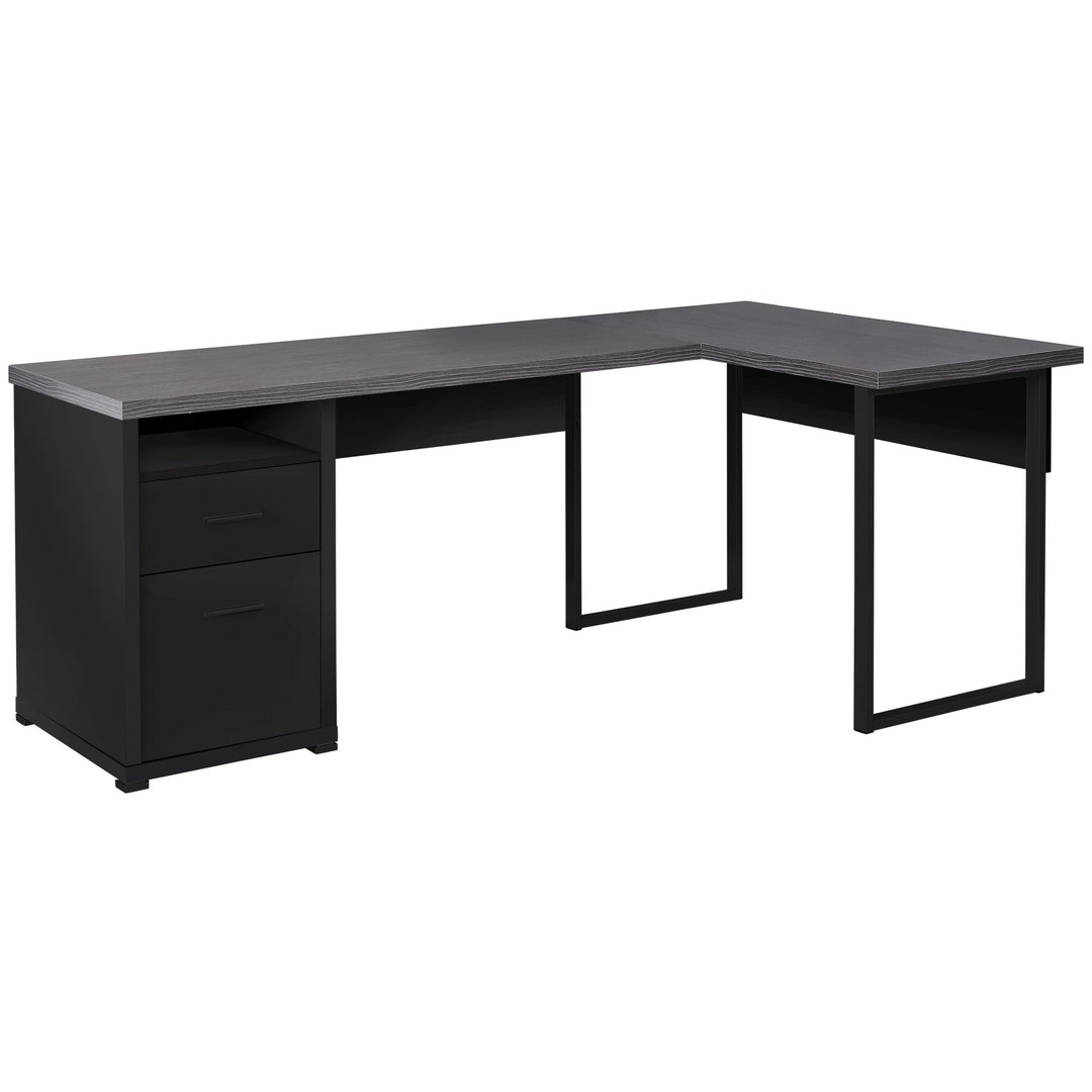47'.25" x 78'.75" x 30" Schwarz, Grau, Spanplatte, Hohlkern,