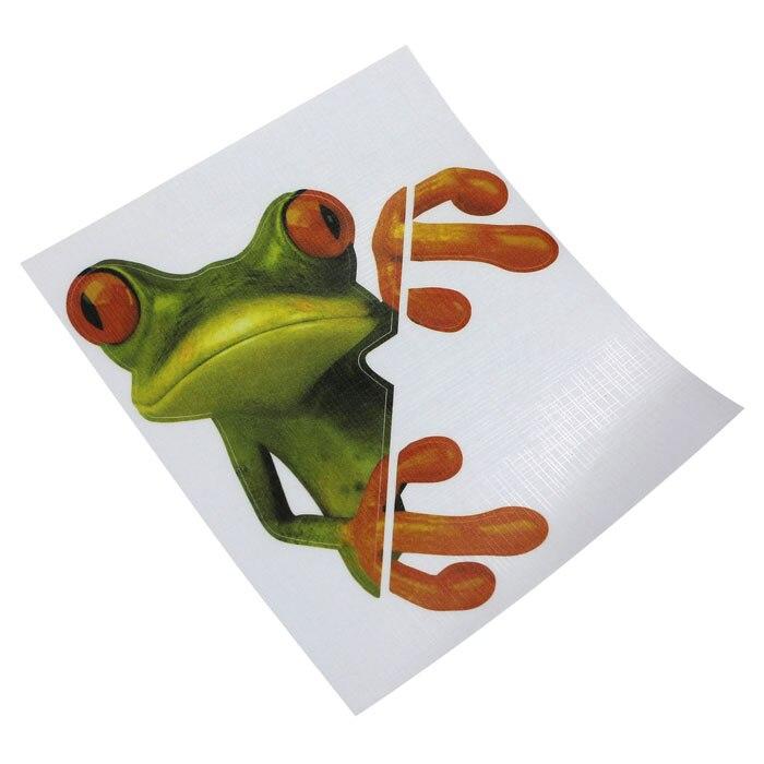 Lustiger 3D-Peep-Frosch-Autoaufkleber, LKW-Fensteraufkleber