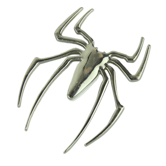 3D Spider Chrome Sticker Badge Logo Emblem Decal