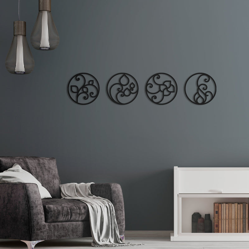 Huanga - Four Elements - Wall Art