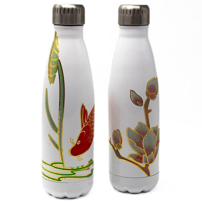 Stainless Steel Creative Coke Bottle (White)