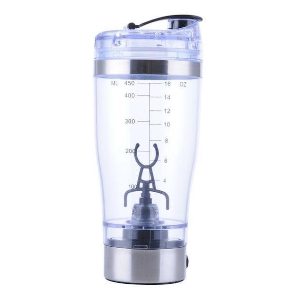 Automatischer Mixbecher mit wiederaufladbarem Akku und Ladegerät