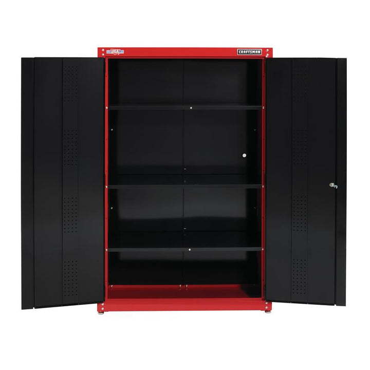 Craftsman  74 in. H x 48 in. W x 18 in. D Black/Red  Steel  Storage
