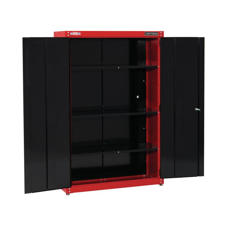 Craftsman  74 in. H x 48 in. W x 18 in. D Black/Red  Steel  Storage