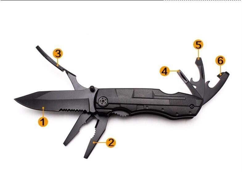 Cross-border special multi-purpose knife clamp portable folding tool