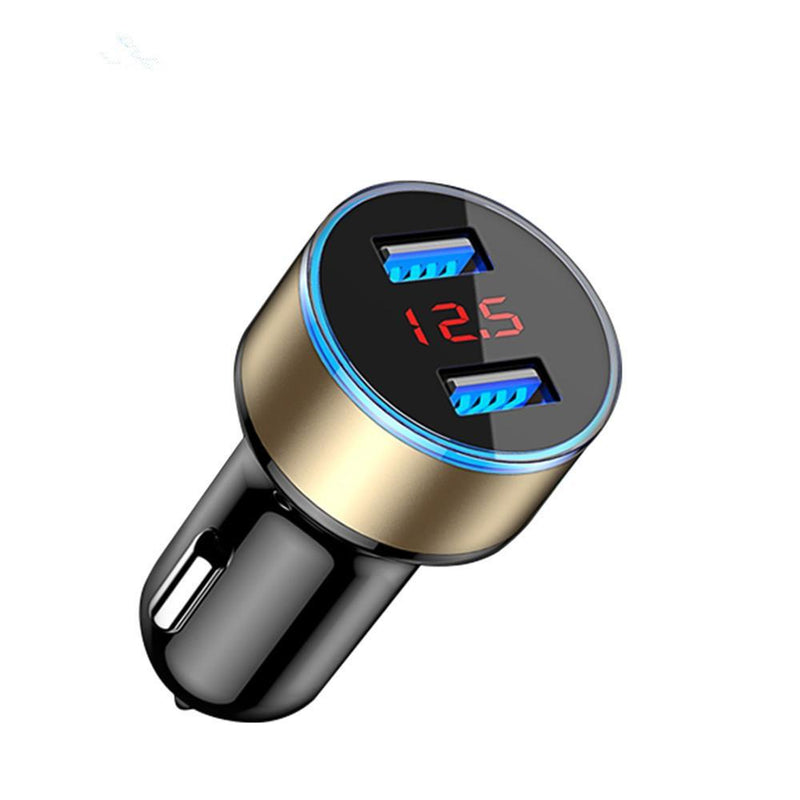 Car Charger 5V 3.1A With LED Display Universal Dual Usb