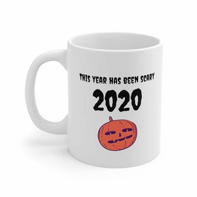 Dieses Jahr war eine gruselige Halloween-Tasse