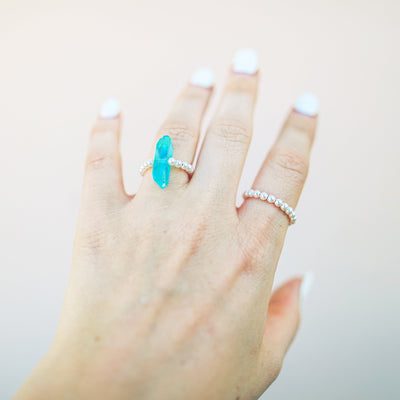 Perfectly Imperfect Crystal Ring