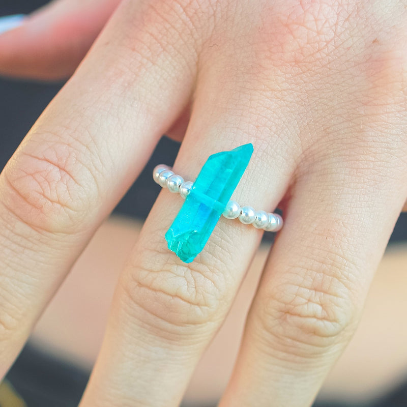 Perfectly Imperfect Crystal Ring