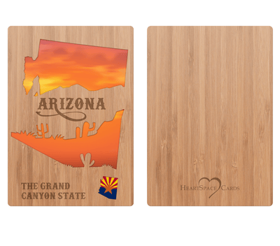 Arizona State Souvenir Card