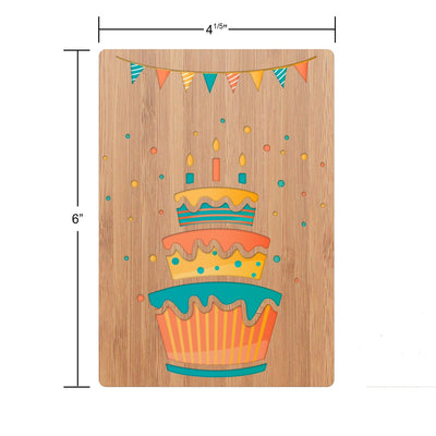 Birthday Cake & Banner Birthday Card