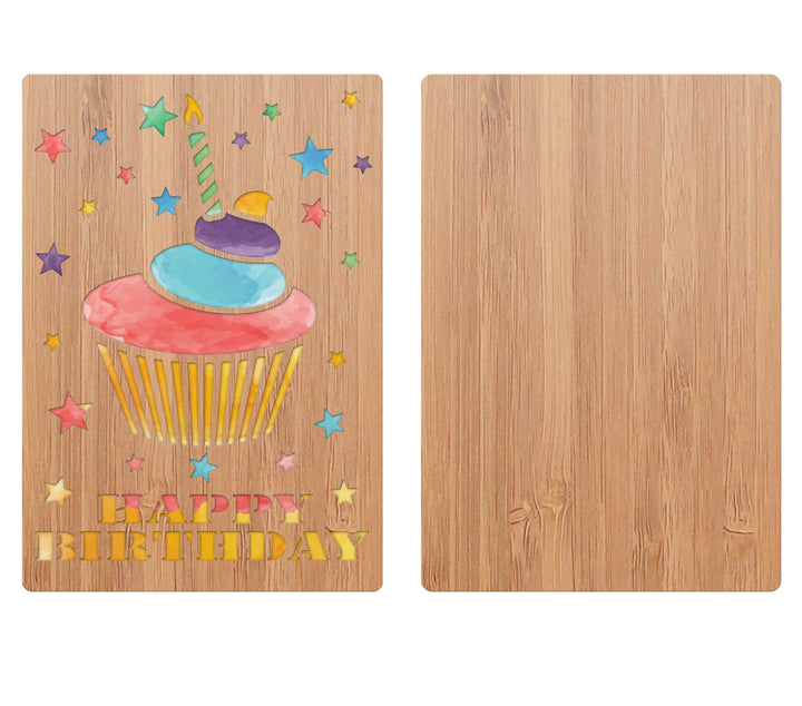 Alles Gute zum Geburtstag Cupcake-Geburtstagskarte