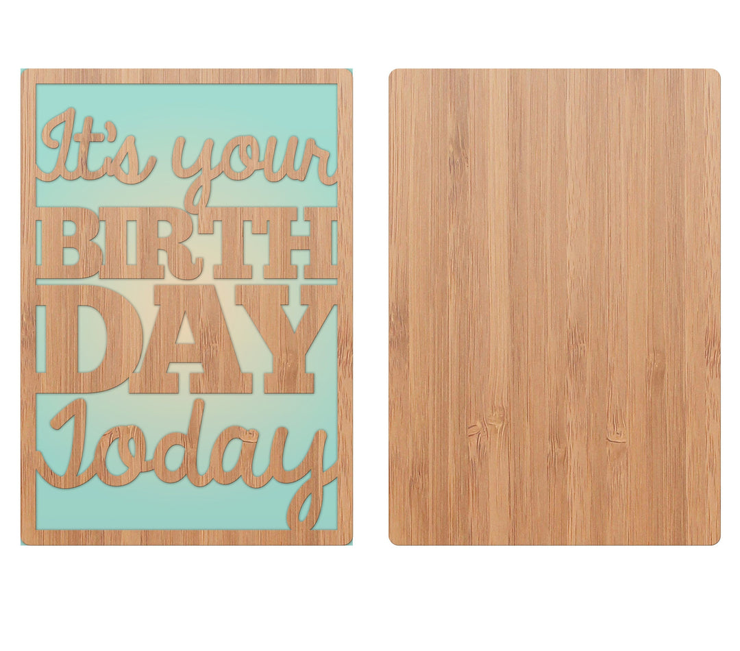 Es ist Ihre „Birthday Today“-Geburtstagskarte