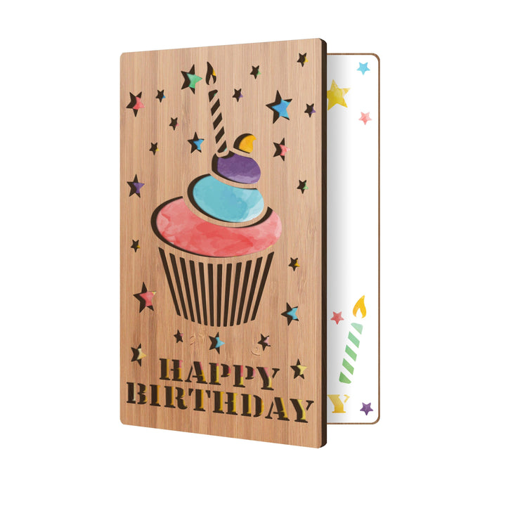 Alles Gute zum Geburtstag Cupcake-Geburtstagskarte