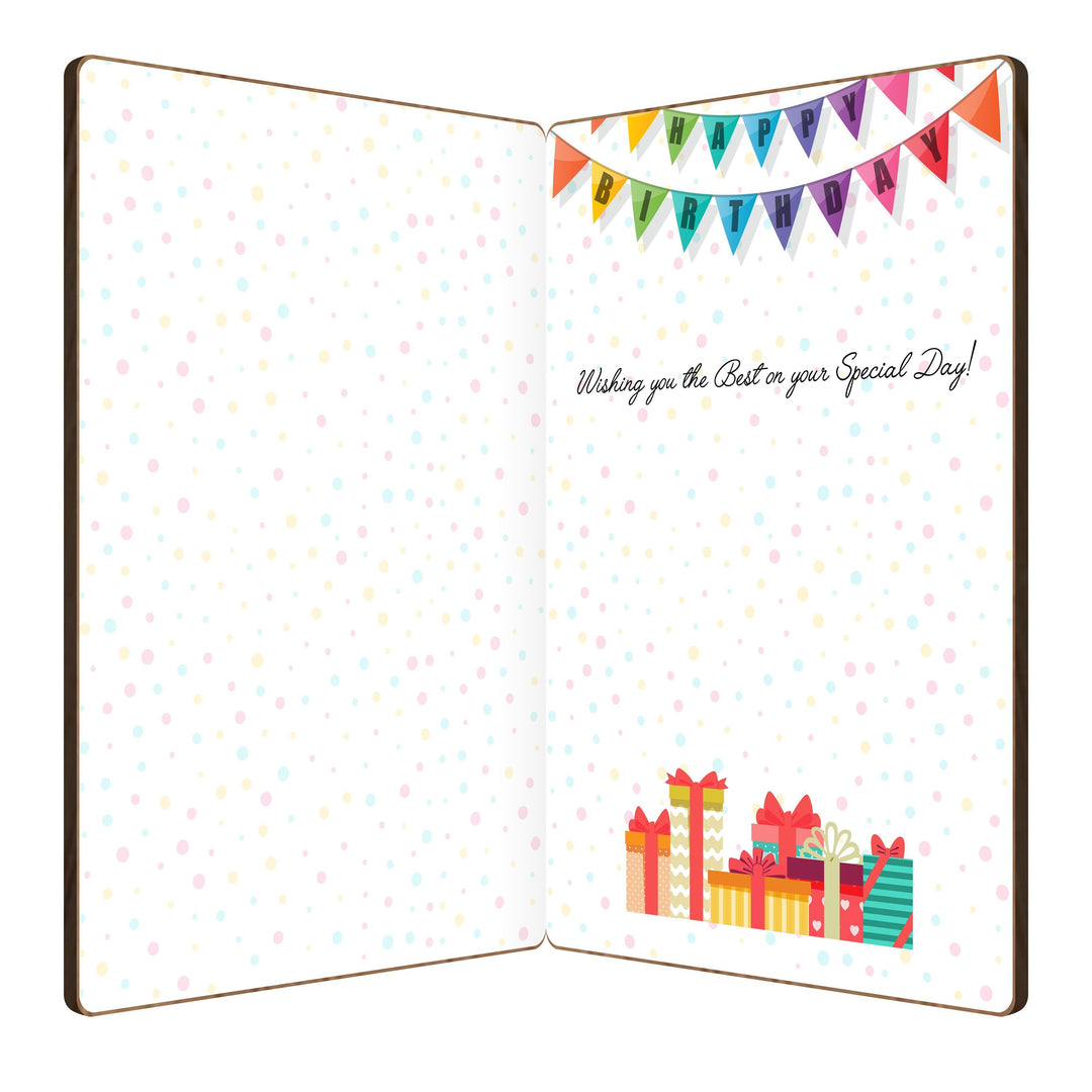 Happy Birthday Cake/Candles Birthday Card