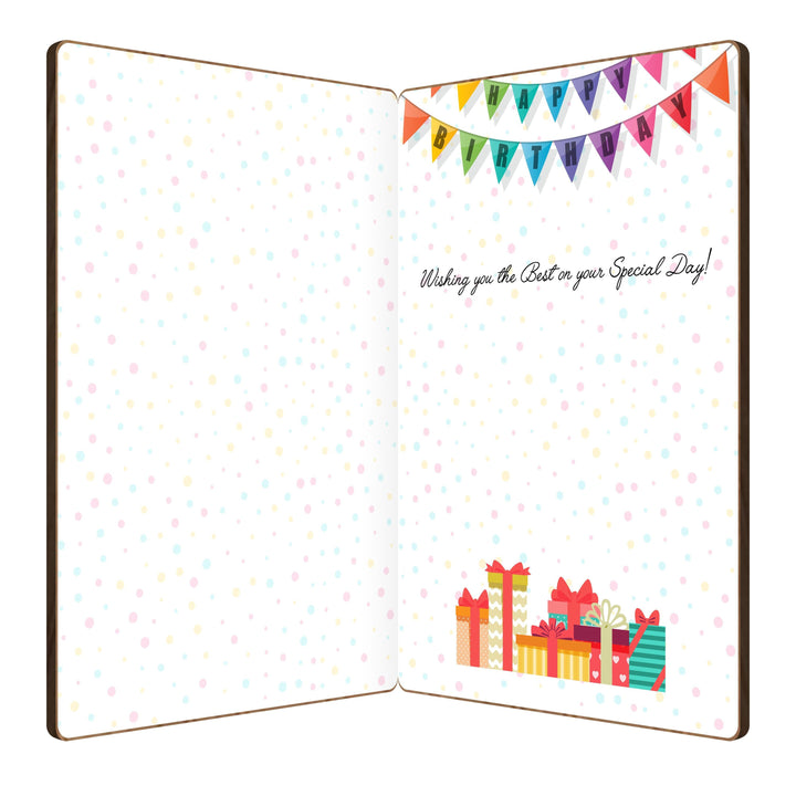 Happy Birthday Cake/Candles Birthday Card