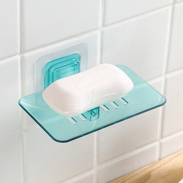 Bathroom Shower Soap Box Dish Storage Plate Tray