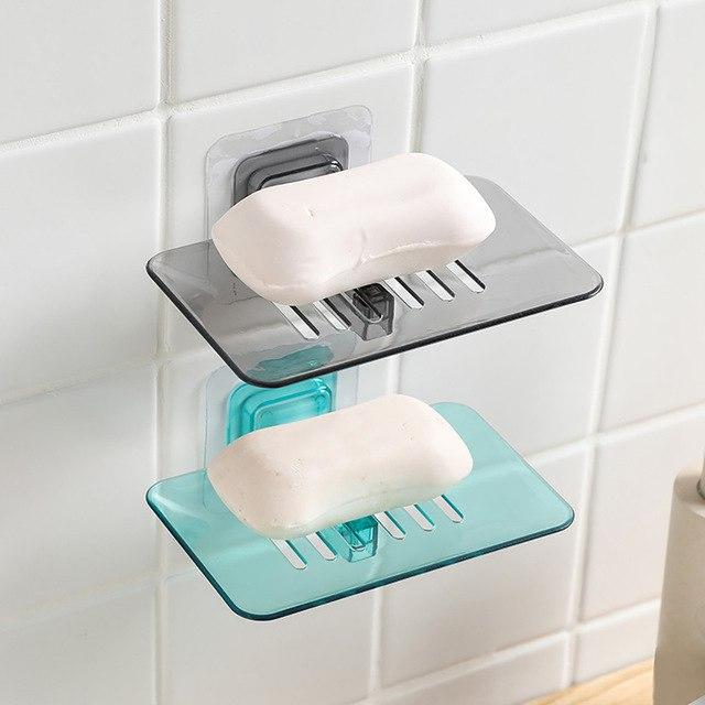 Bathroom Shower Soap Box Dish Storage Plate Tray