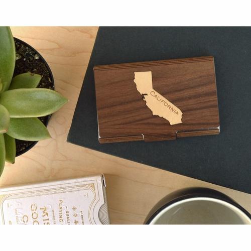 Visitenkartenhalter aus Holz