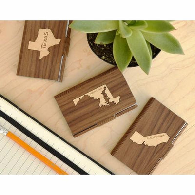 Wooden Business Card Holder