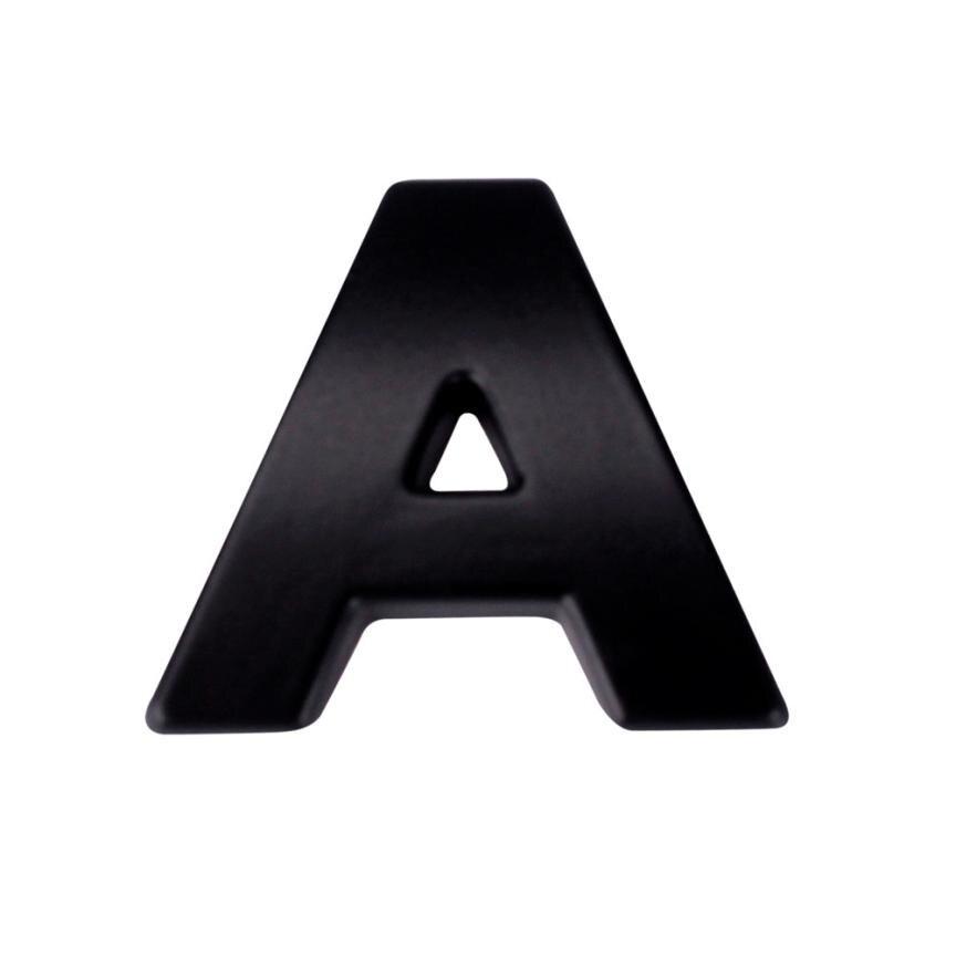 Autoaufkleber (AZ) 3D-DIY-Metallic-Alphabet-Aufkleber