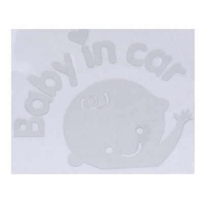 Car Sticker Baby In Car Waving Baby on Board