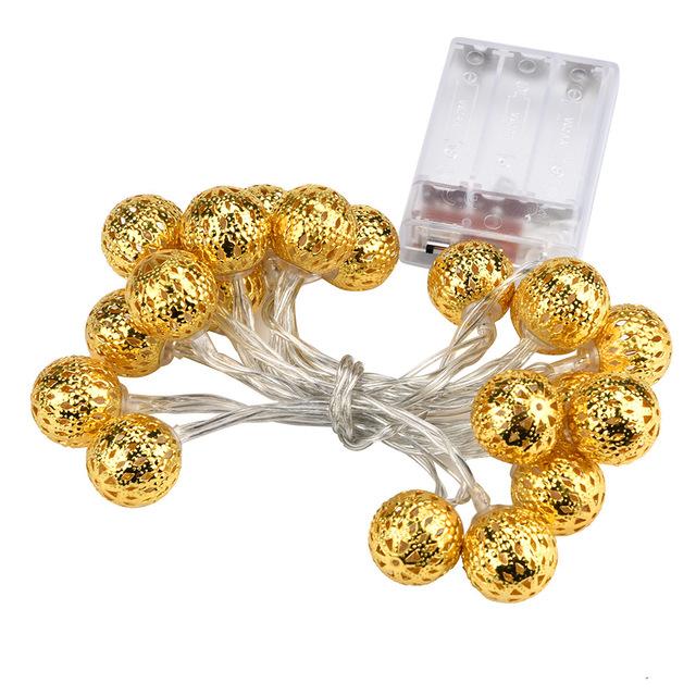 Creative Golden Light With Round Ball LED Light