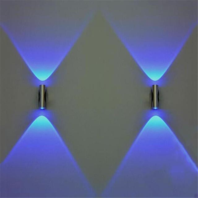 Doppelköpfige LED-Wandleuchte für Zuhause, Bar, Veranda 