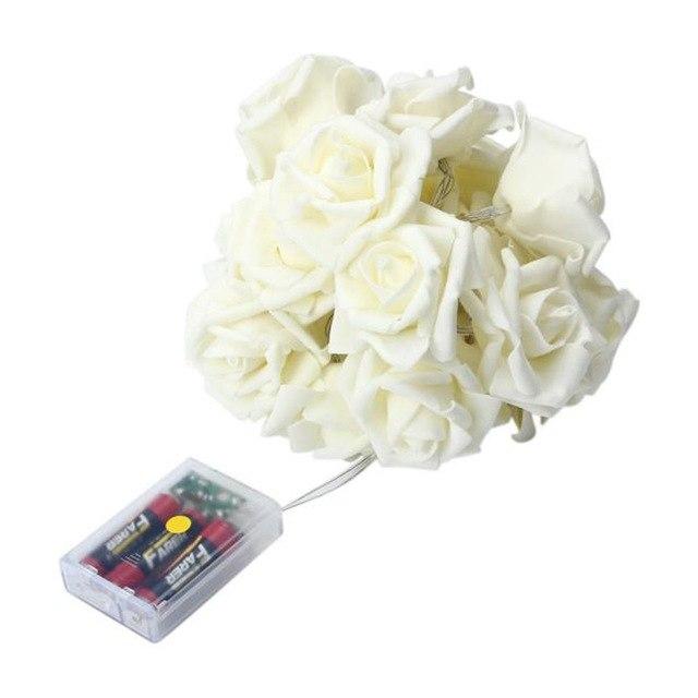 Fashion Romantic 20 LED Rose Flower Shape Fairy