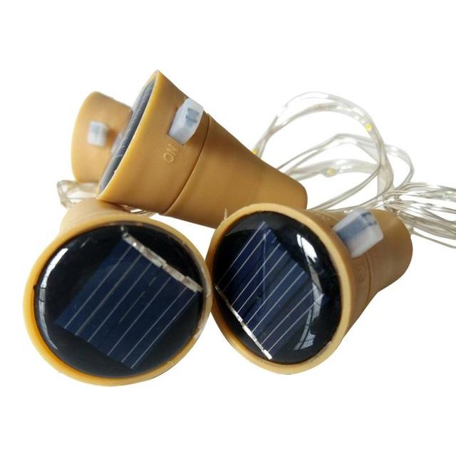 Fashion Solar Wine Bottle Cork Shaped Copper Wire