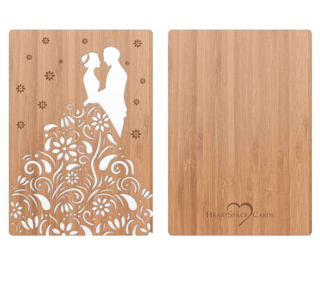 Hochzeitspaar-Hochzeitskarte