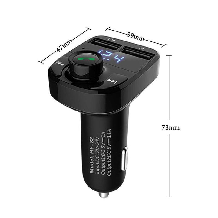 Auto-MP3-Audio-Player, Bluetooth-Auto-Kit, Freisprech-Autoladegerät