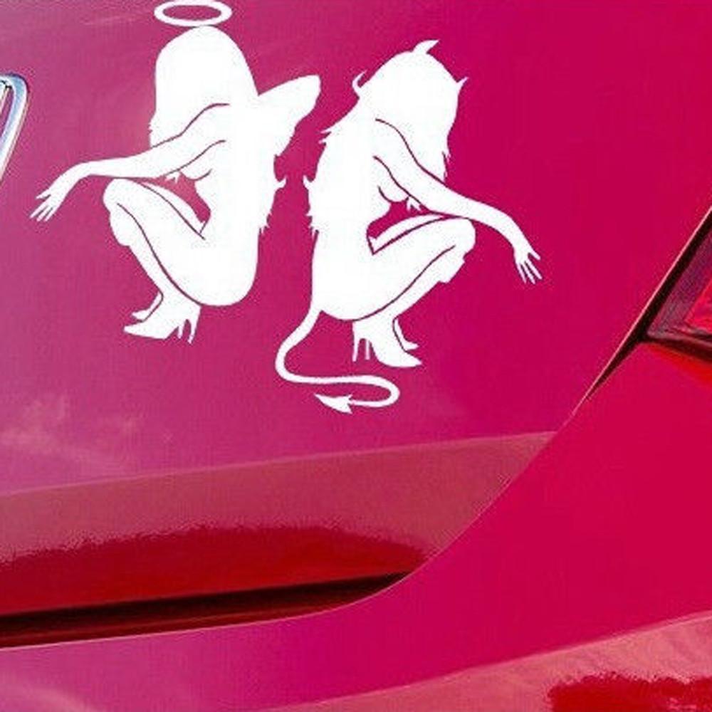 Heißer klassischer selbstklebender Aufkleber, sexy Mädchen-Aufkleber