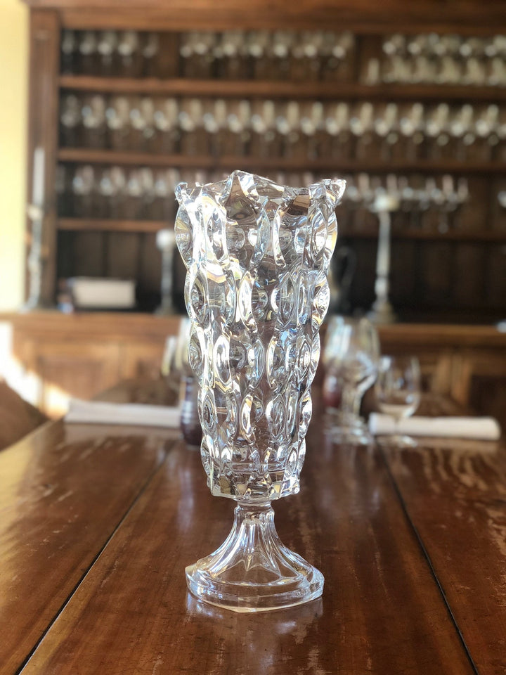 SAMBA Vase mit weißem Fuß