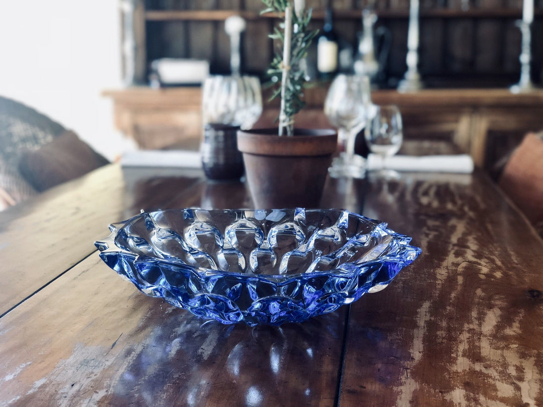 SAMBA Blaue flache Schüssel