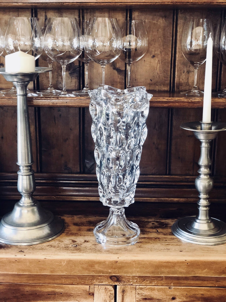 SAMBA Vase mit weißem Fuß