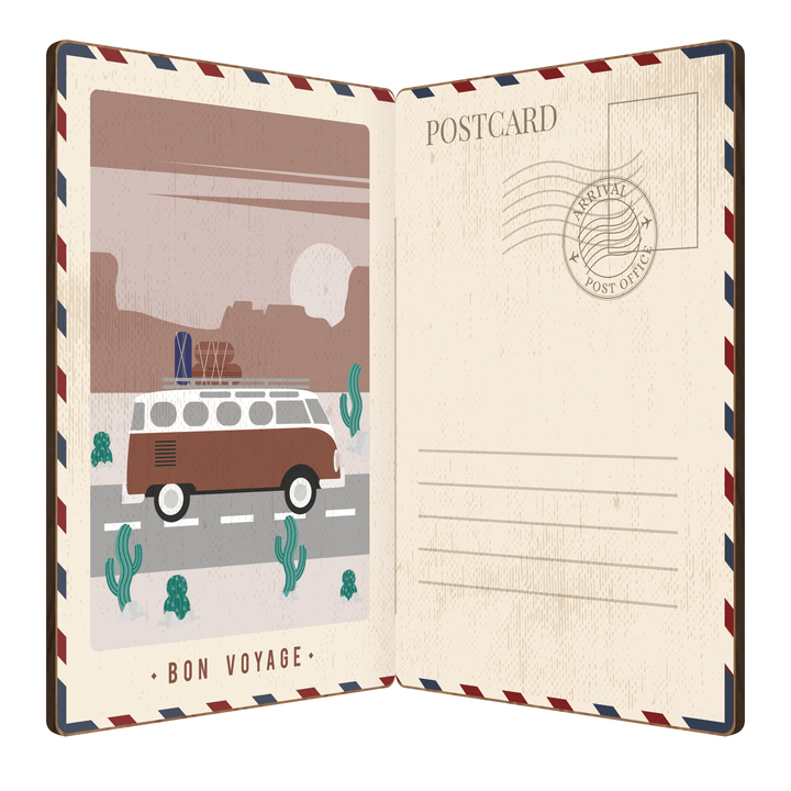 Historische Route 66-Souvenirkarte