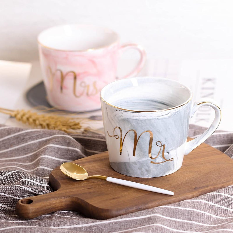 Marble Ceramic Coffee Mug 380ml