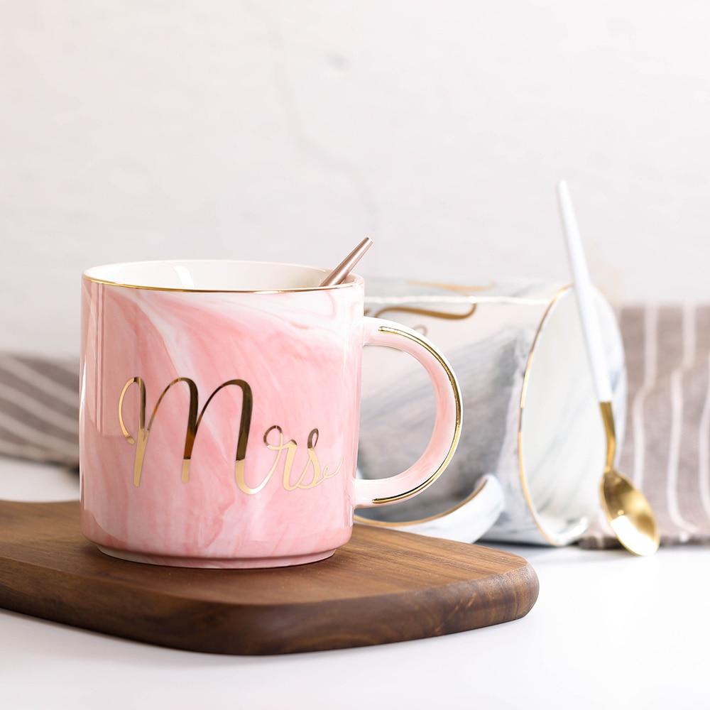 Kaffeetasse aus Marmorkeramik, 380 ml