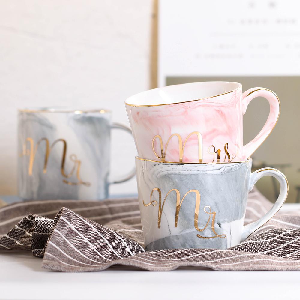 Kaffeetasse aus Marmorkeramik, 380 ml